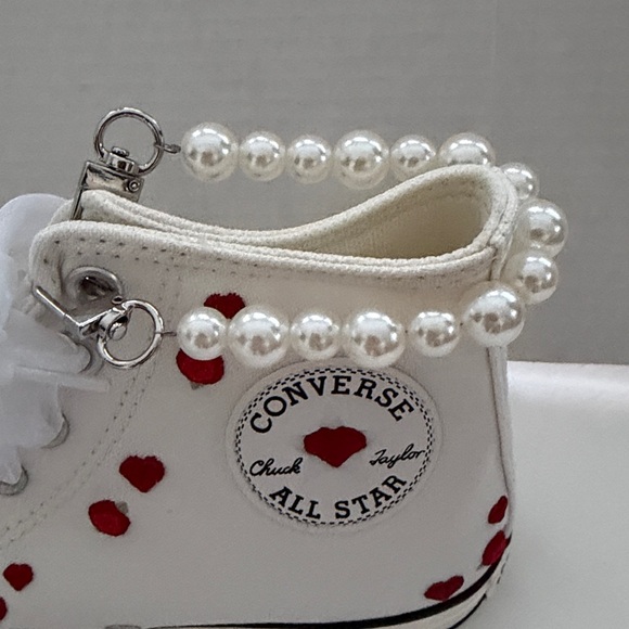 Converse | Chuck Taylor All Star Hearts And Roses High-Top Sneaker - Picture 7 of 10